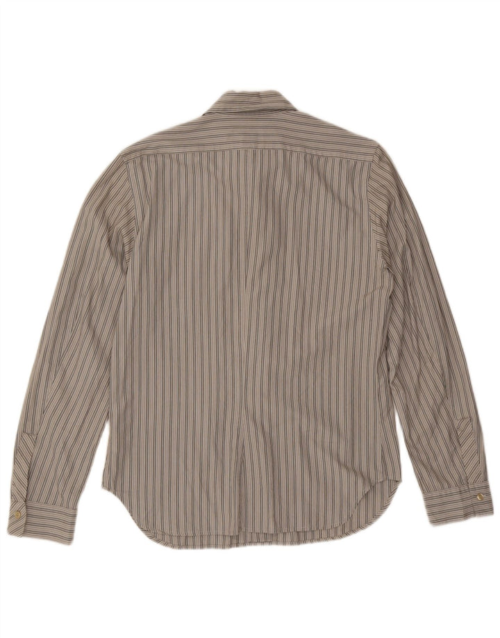 Ανδρικό πουκάμισο Diesel μεγάλο μπλε ριγέ βαμβακερό