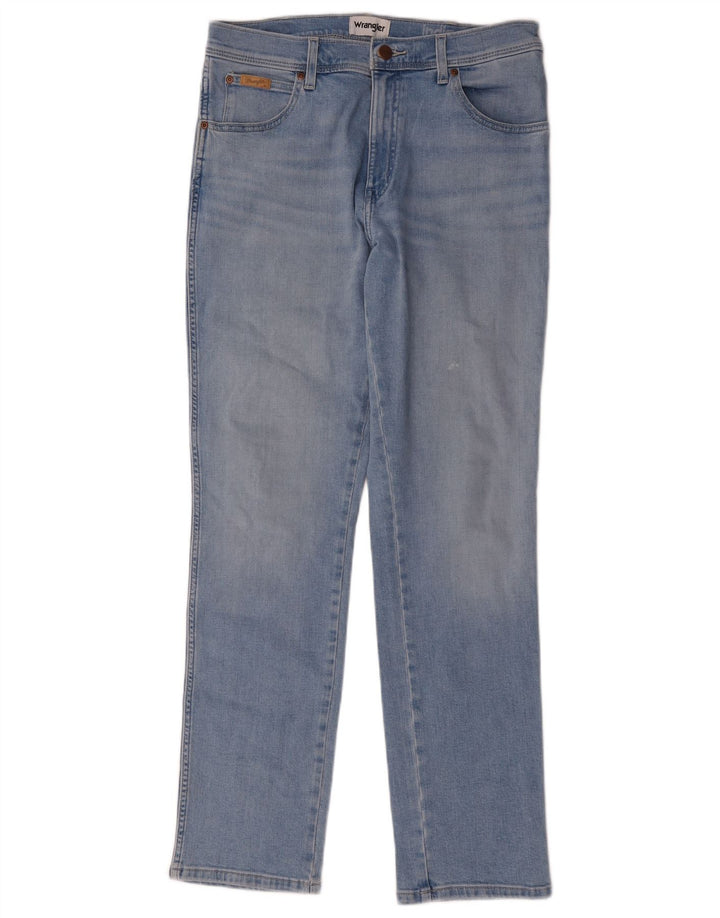 Wrangler Ανδρικό Texas Slim Jeans W33 L32 Μπλε βαμβακερό