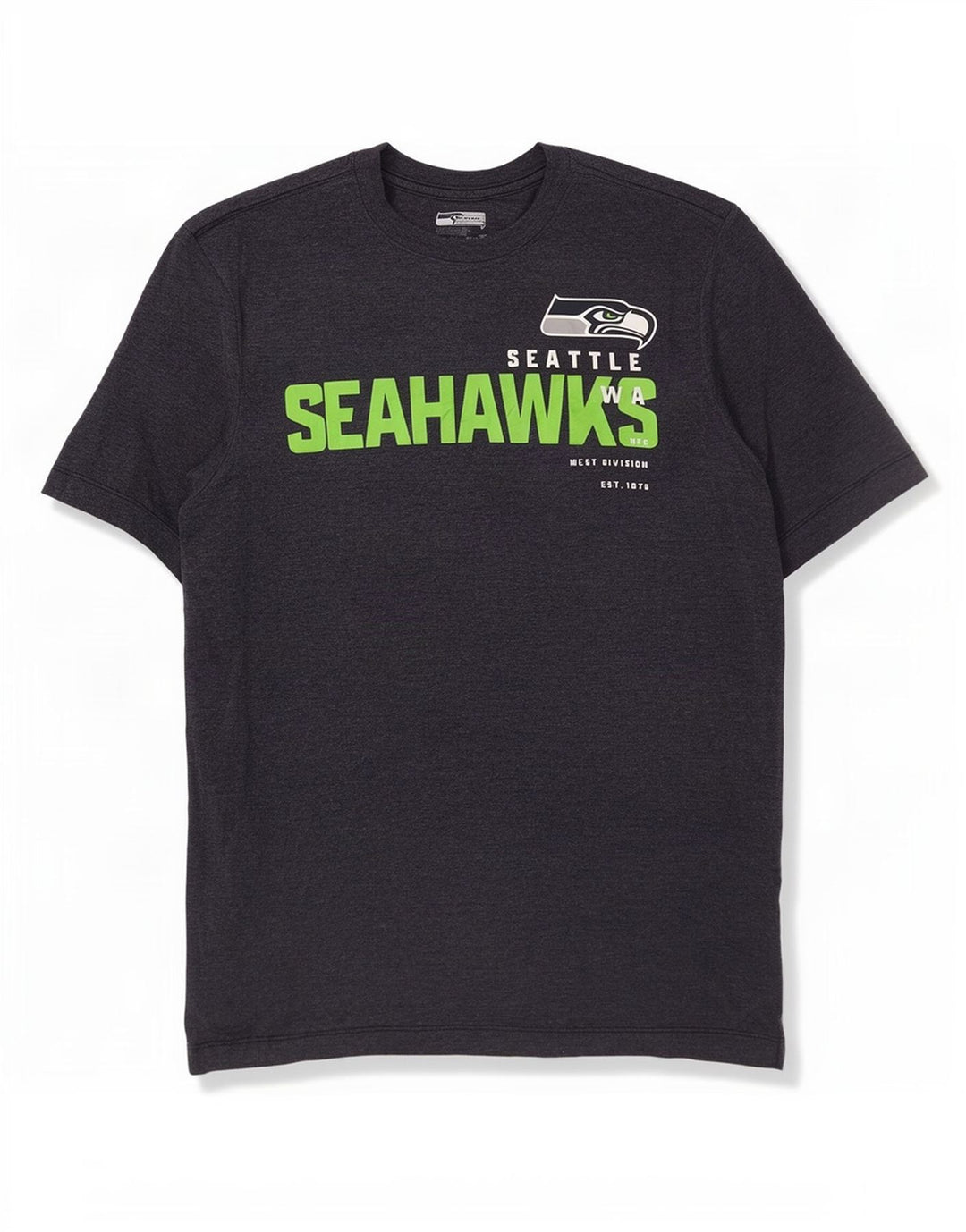 Ανδρικό γραφικό μπλουζάκι Nike Seattle Seahawks, μεσαίο γκρι πολυεστέρας