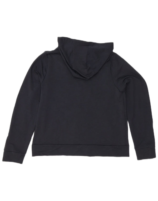 Under Armour Boys Zip Hoodie πουλόβερ 11-12 ετών μεγάλο μαύρο πολυεστέρα