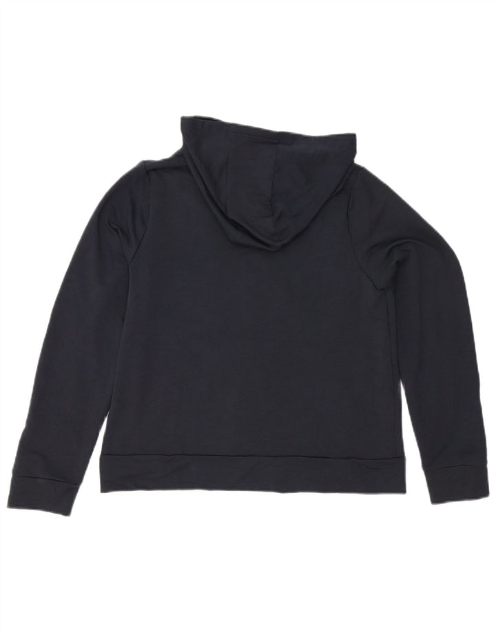 Under Armour Boys Zip Hoodie πουλόβερ 11-12 ετών μεγάλο μαύρο πολυεστέρα