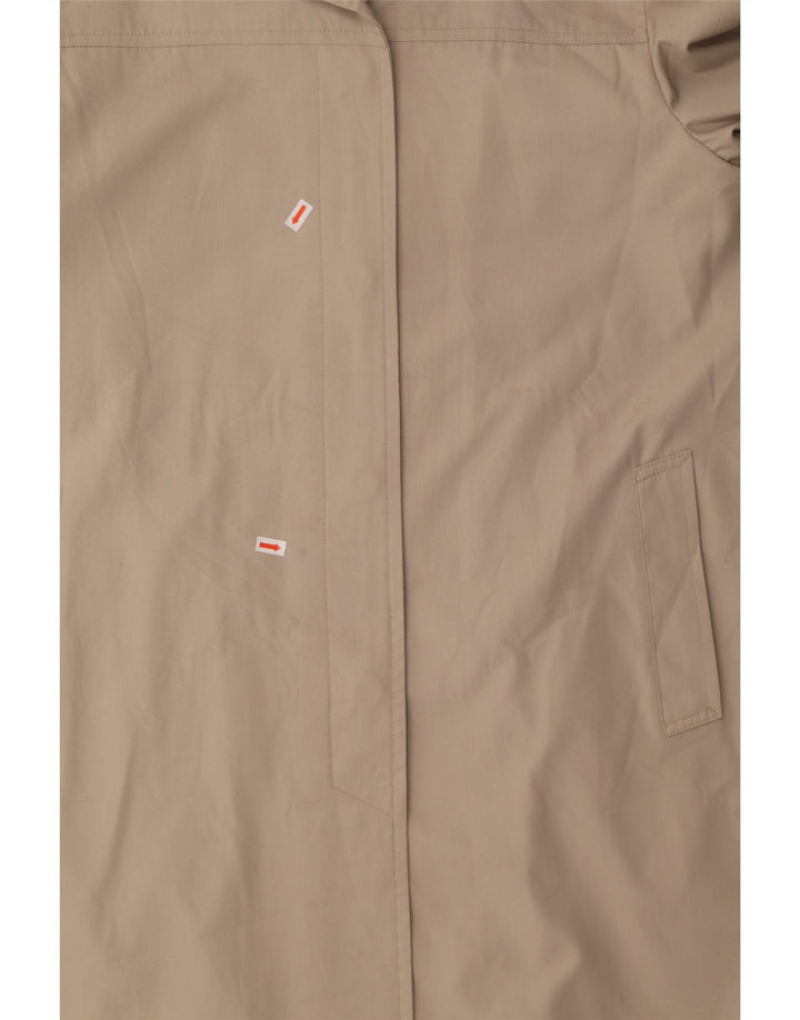 LONDON FOG Womens Hooded Overcoat US 12 Large Beige Polyester Vintage London Fog and Second-Hand London Fog from Messina Hembry 