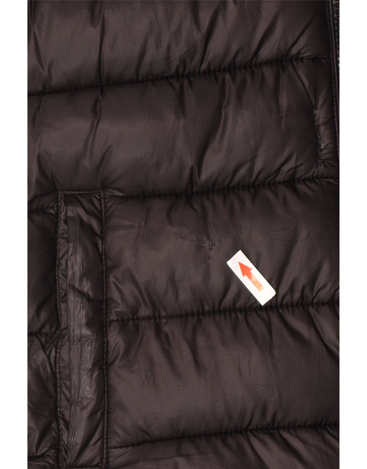 Champion Boys Hooded Jacket 11-12 Years Black Polyester