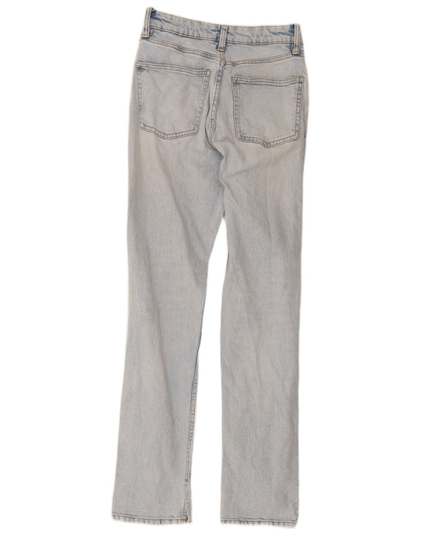 Zara Γυναικείο Straight Jeans EU 36 XS W26 L30 Blue