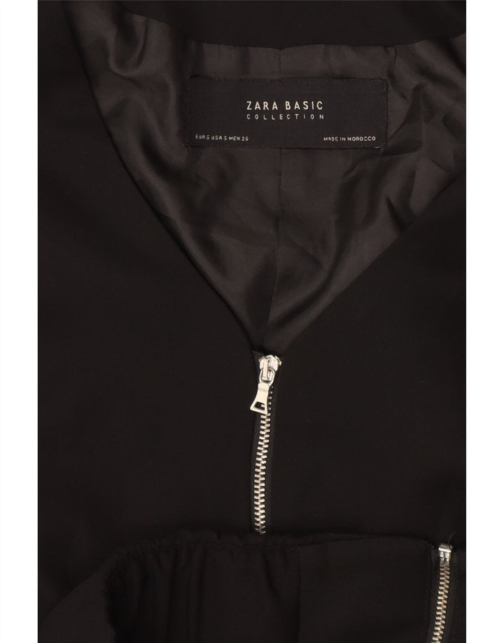 Zara Γυναικείο Μπουφάν UK 10 Small Black