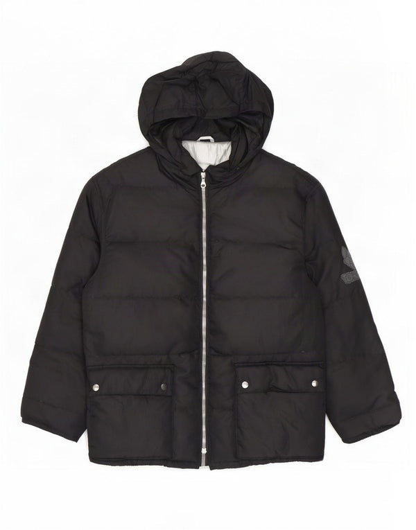 Iceberg Ανδρικό μπουφάν με κουκούλα IT 50 Large Black Polyamide