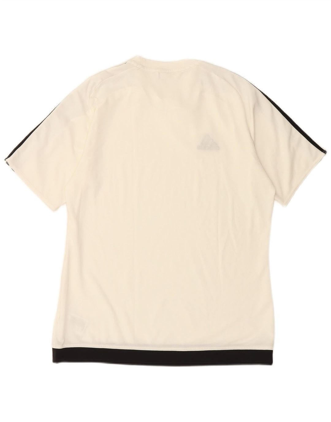 Ανδρικό T-Shirt Climalite ADIDAS Top Medium White Colorblock Πολυεστέρας