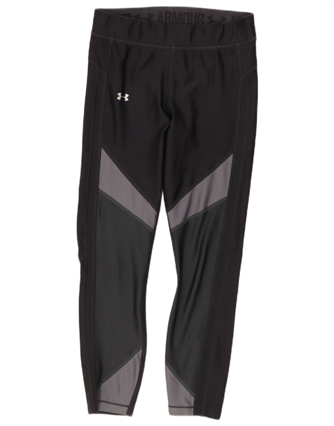 Under Armour Γυναικείο κολάν UK 12 Medium Black Colorblock Πολυεστέρας