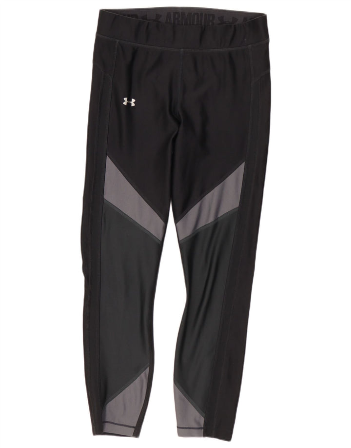 Under Armour Γυναικείο κολάν UK 12 Medium Black Colorblock Πολυεστέρας