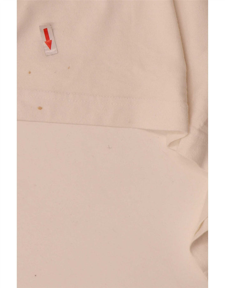 Ανδρικό κανονικό γραφικό μπλουζάκι Fila Top IT 58 2XL Λευκό βαμβακερό