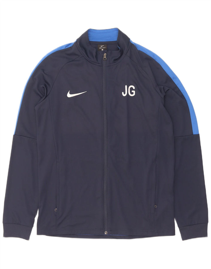 Ανδρική φόρμα γυμναστικής Nike γραφική Dri Fit Μπουφάν με μεσαίο μπλε ναυτικό χρώμα