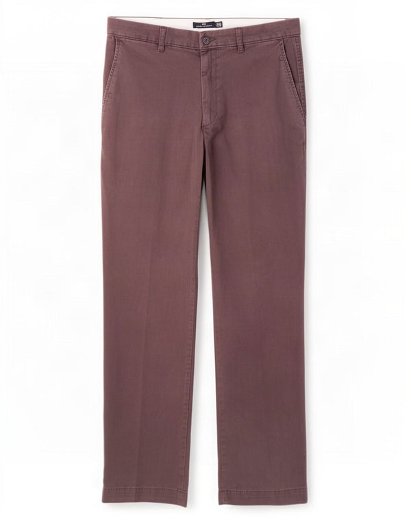 Marks & Spencer Mens Blue Harbour Straight Chino Παντελόνι W34 L33 Navy