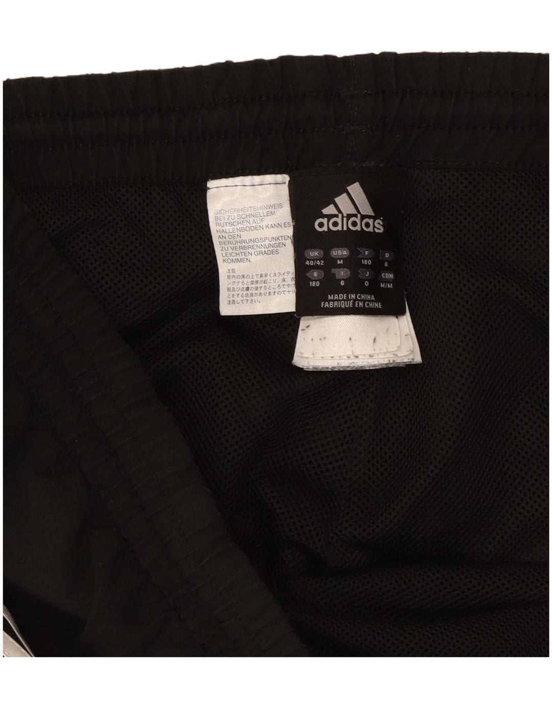 Ανδρική φόρμα Adidas Παντελόνι Joggers UK 40/42 Μεσαίο Μαύρο Πολυεστέρα