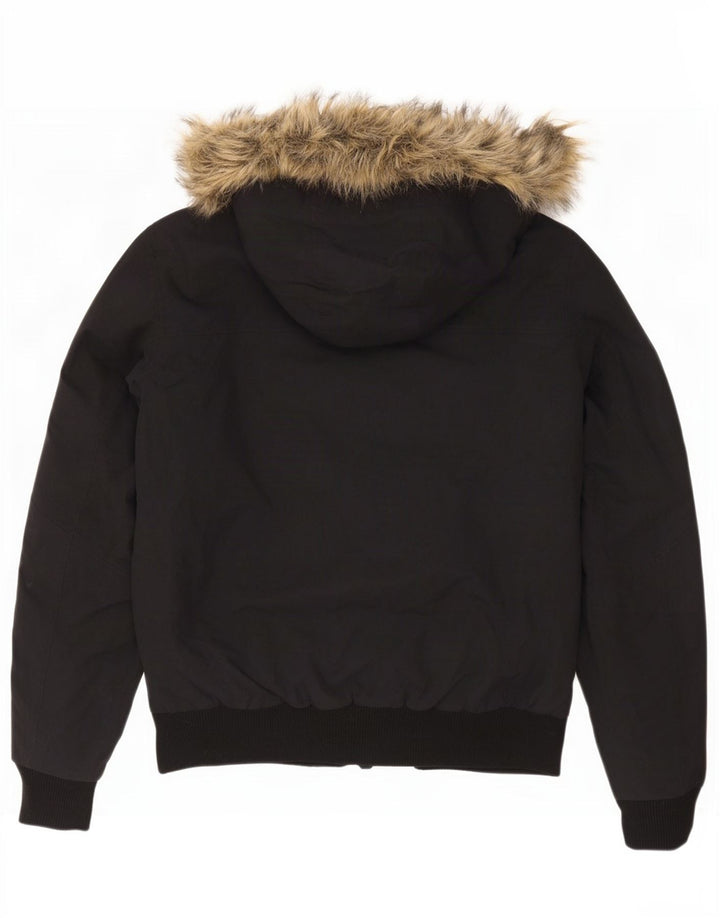 Jack Wolfskin Ανδρικό μπουφάν με κουκούλα Bomber UK 36/38 Medium Black Polyamide