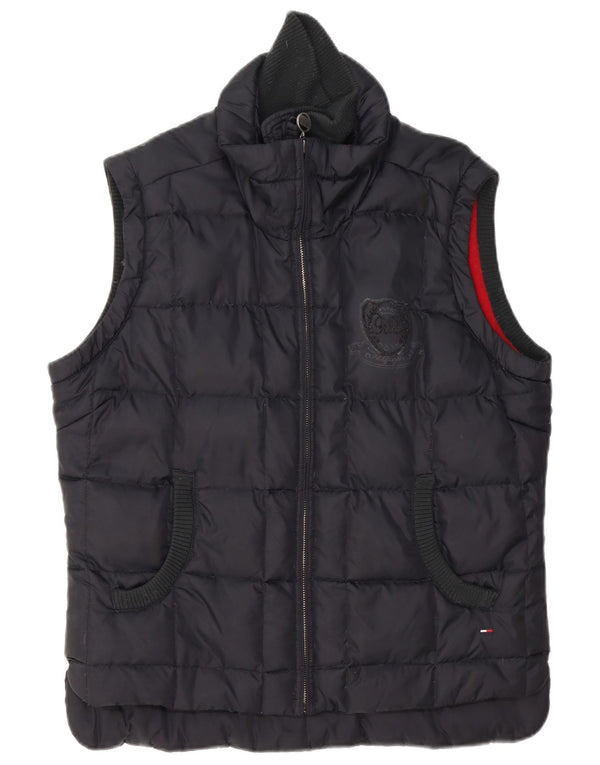Tommy Hilfiger Γυναικεία padded Gilet UK 18 XL Navy Blue Polyester