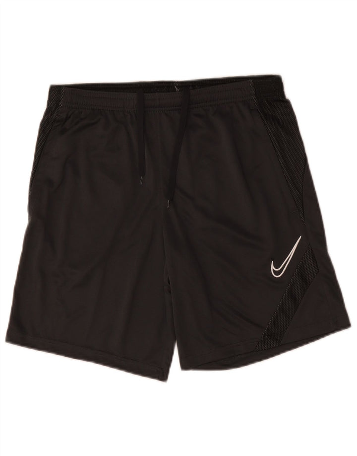 Ανδρικό αθλητικό σορτς Nike Dri Fit από μικρό γκρι πολυεστέρα