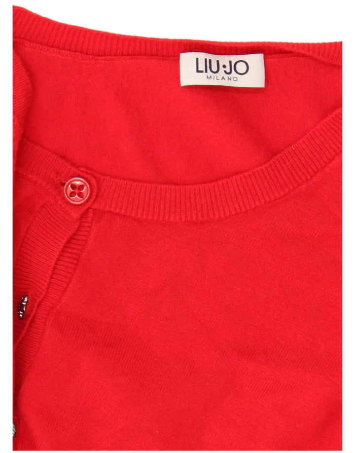 Liu Jo Γυναικεία Ζακέτα UK 8 Small Red