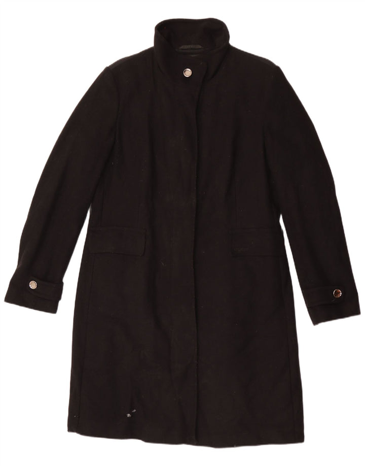 Γυναικείο παλτό GEOX Respira UK 16 Large Black Wool