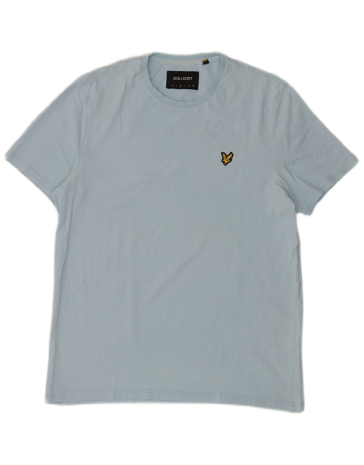 Ανδρικό T-Shirt Lyle & Scott Top από μεσαίο μπλε βαμβακερό