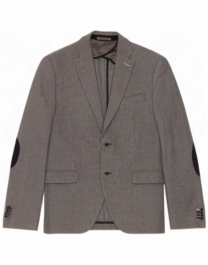 Zara Ανδρικό σακάκι μπλέιζερ με 2 κουμπιά EU 52 Large Grey