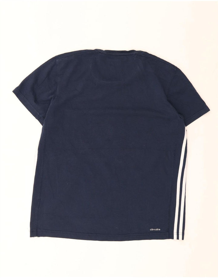 Ανδρικό T-Shirt Climalite Adidas Top Medium Navy Blue