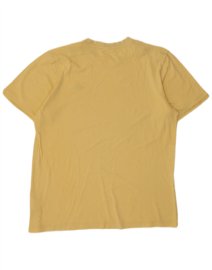 Ανδρικό T-Shirt Adidas Top μεγάλο κίτρινο βαμβακερό