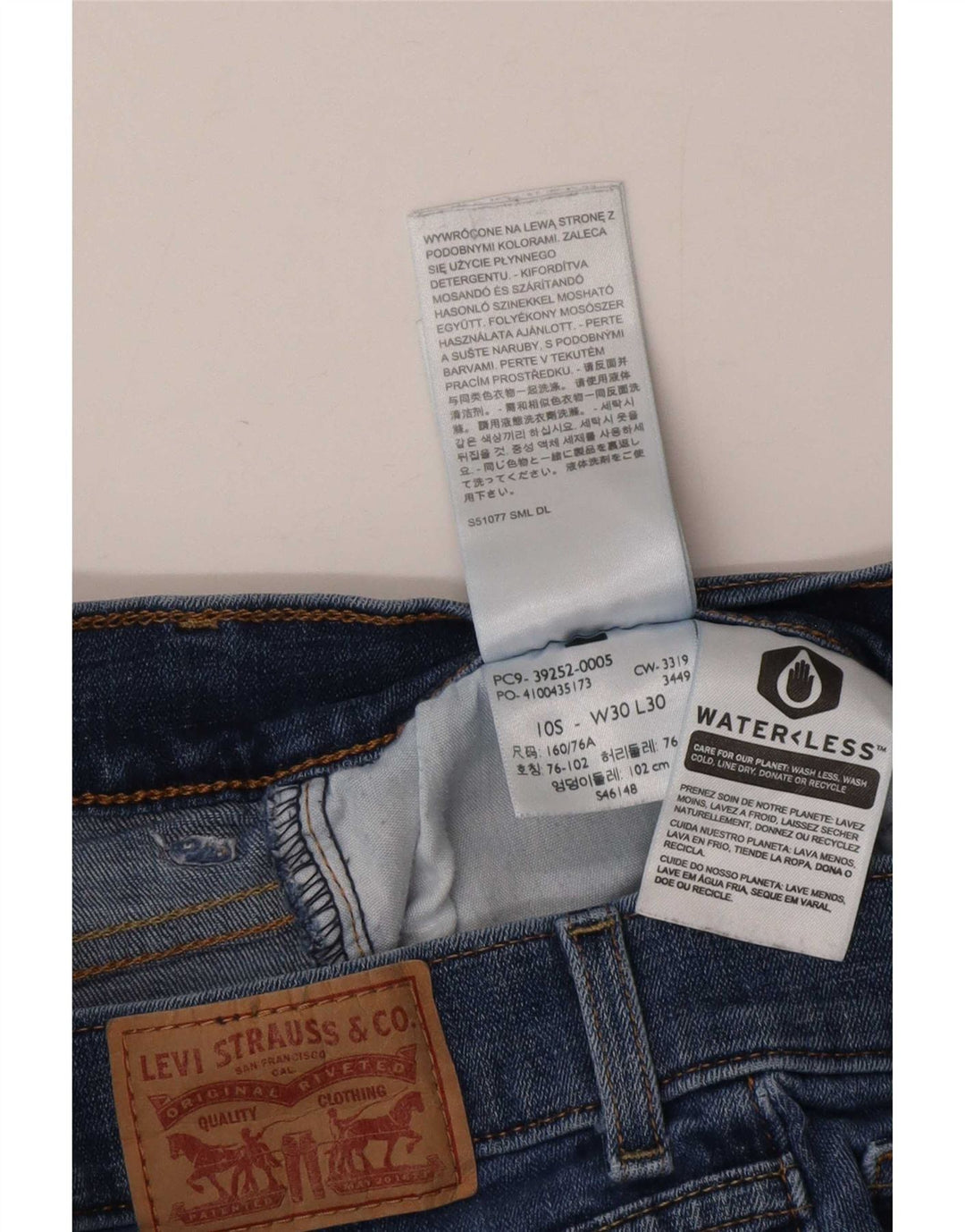 Γυναικείο τζιν Levi's Classic Bootcut US 10 Large W30 L30 Μπλε βαμβακερό