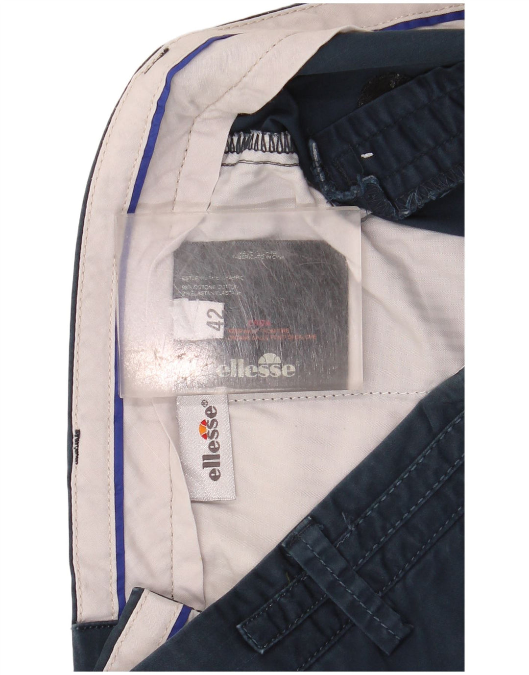 Ellesse Γυναικείο Σορτς Chino IT 42 Medium W30 Navy Blue Βαμβακερό