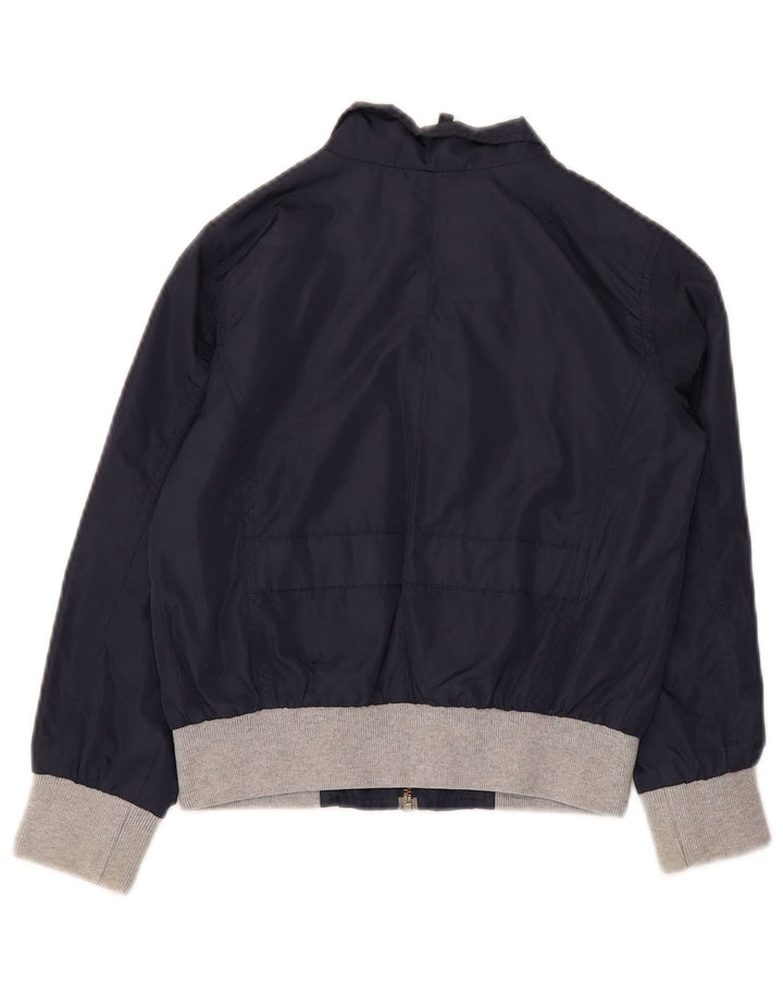 WOOLRICH Boys Bomber Jacket 5-6 Years Navy Blue Colourblock