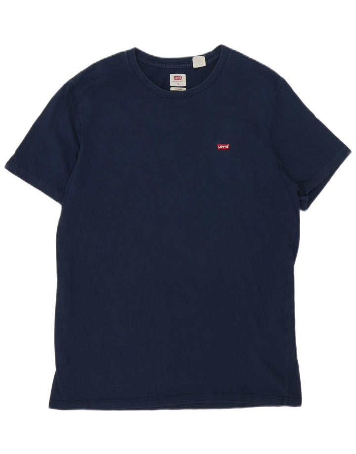Ανδρικό μπλουζάκι LEVI'S Τυπικό μπλουζάκι, μεσαίο μπλε βαμβακερό