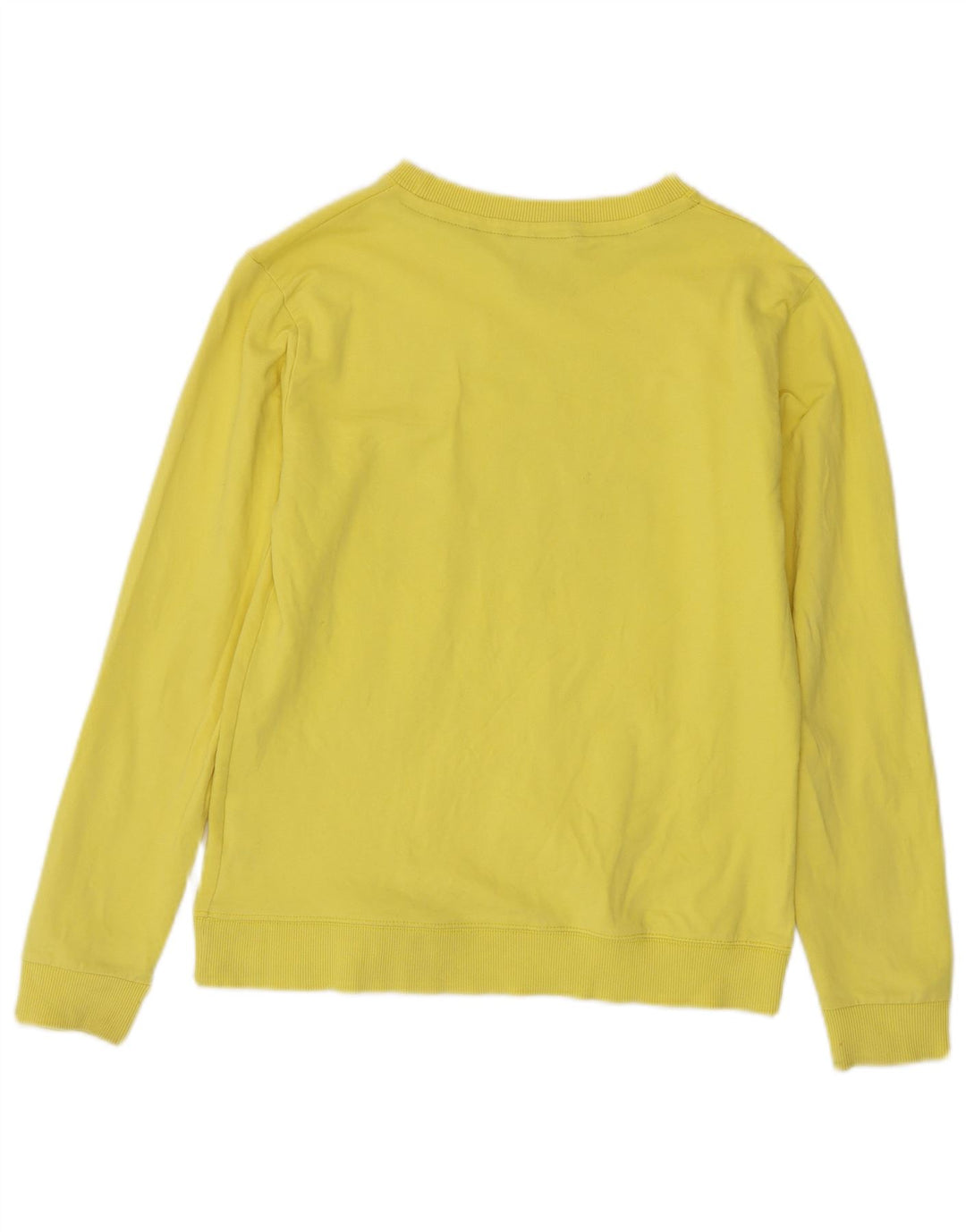 STARTER Γυναικείο γραφικό φούτερ Jumper UK 8 Μικρό κίτρινο βαμβακερό