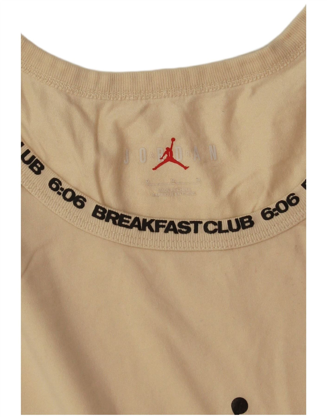 Jordan Ανδρικό γιλέκο γραφικό Dri Fit Τοπ μεσαίου μπεζ βαμβακερό