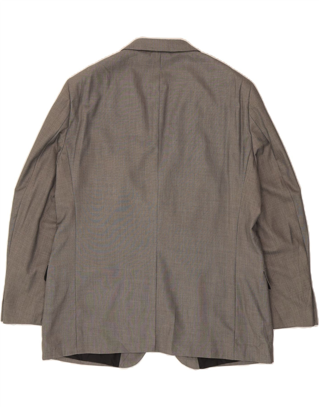 DOCKERS Mens 2 Button Blazer Jacket UK 46 3XL Grey Polyester Vintage Dockers and Second-Hand Dockers from Messina Hembry 
