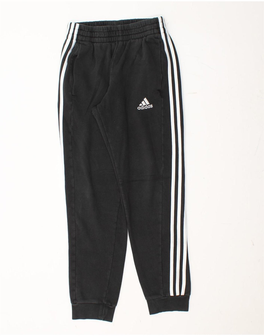 Ανδρική φόρμα ADIDAS Παντελόνι Joggers Μικρό μαύρο βαμβακερό