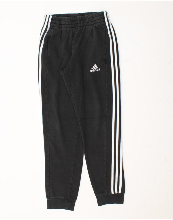 Ανδρική φόρμα ADIDAS Παντελόνι Joggers Μικρό μαύρο βαμβακερό