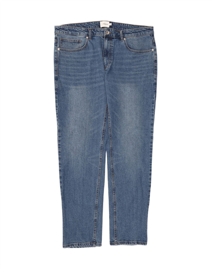 Farah Γυναικείο Slim Jeans W36 L32 Μπλε βαμβακερό