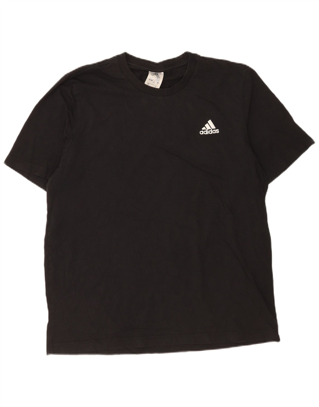 Ανδρικό T-Shirt Adidas Top μεγάλο μαύρο βαμβακερό