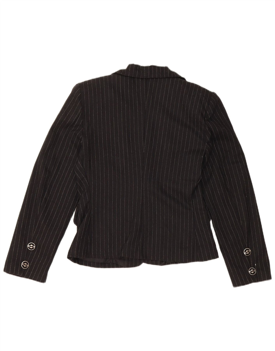 Vintage γυναικείο σακάκι με 3 κουμπιά σακάκι UK με 10 μικρές ρίγες βισκόζης