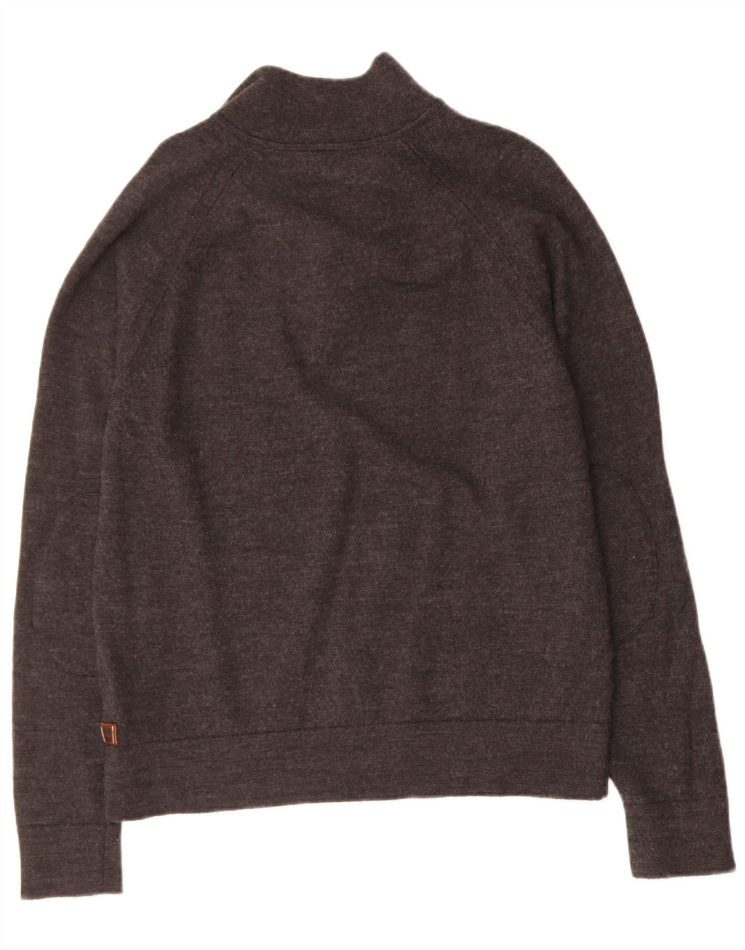 TIMBERLAND Womens Regular Fit Zip Neck Jumper Sweater UK 16 Large Grey