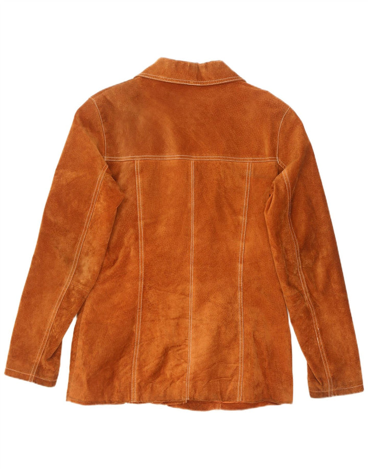 Gipsy Γυναικείο Suede Jacket UK 14 Medium Brown Δερμάτινο