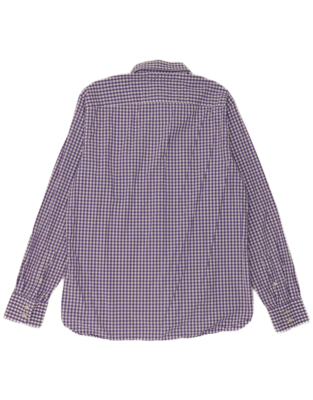 Tommy Hilfiger Ανδρικό πουκάμισο μεγάλο μωβ βαμβακερό Gingham