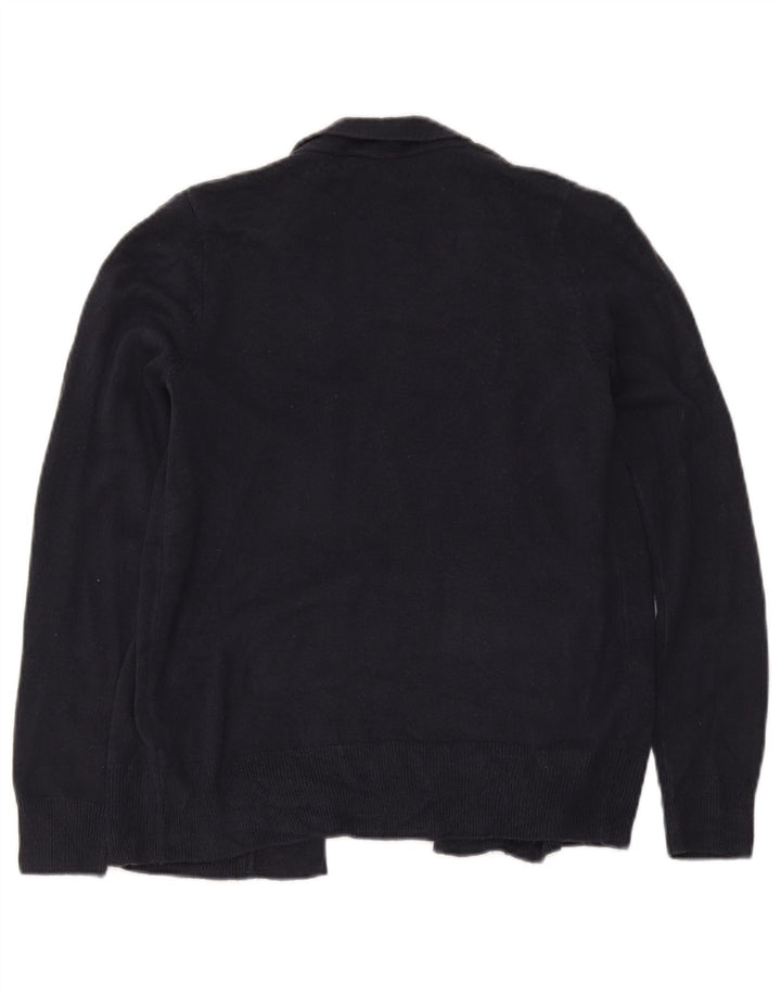Marks & Spencer Γυναικεία ανοιχτή ζακέτα πουλόβερ Μικρό Navy Blue Ακρυλικό