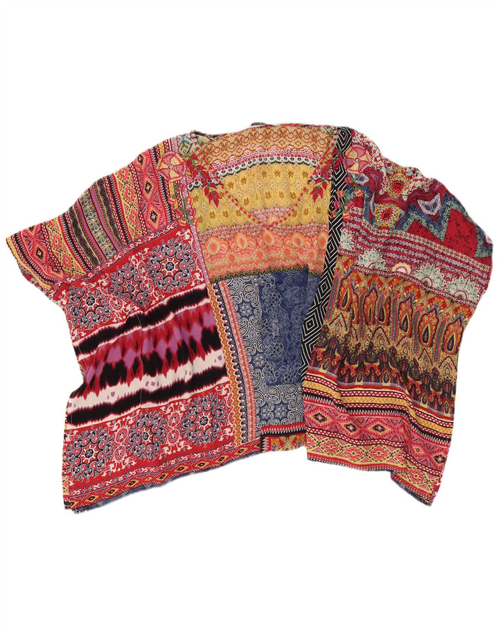 DESIGUAL Γυναικεία Oversized Μπλούζα Τοπ UK 14 Medium πολύχρωμο Paisley