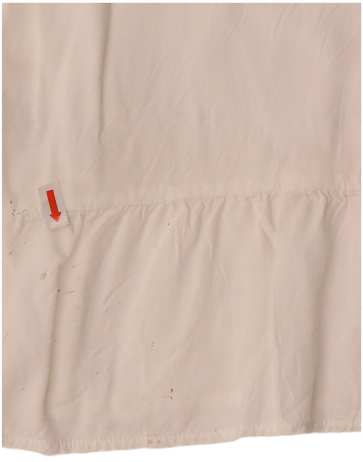 Γυναικεία αμάνικη μπλούζα Levi's Top UK 10 Small White Rayon