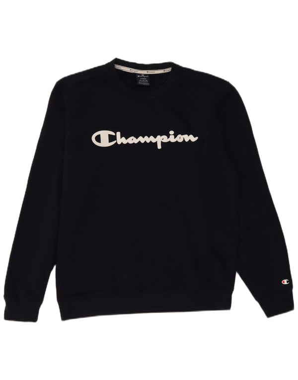 Ανδρικό γραφικό φούτερ Champion Jumper Large Navy Blue