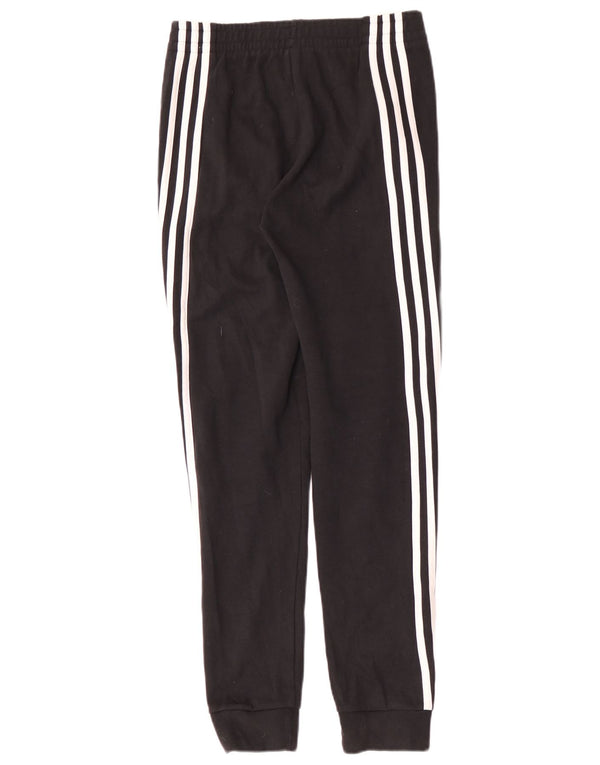 Adidas Boys αθλητική φόρμα παντελόνι Joggers 13-14 ετών μεγάλο μαύρο βαμβακερό