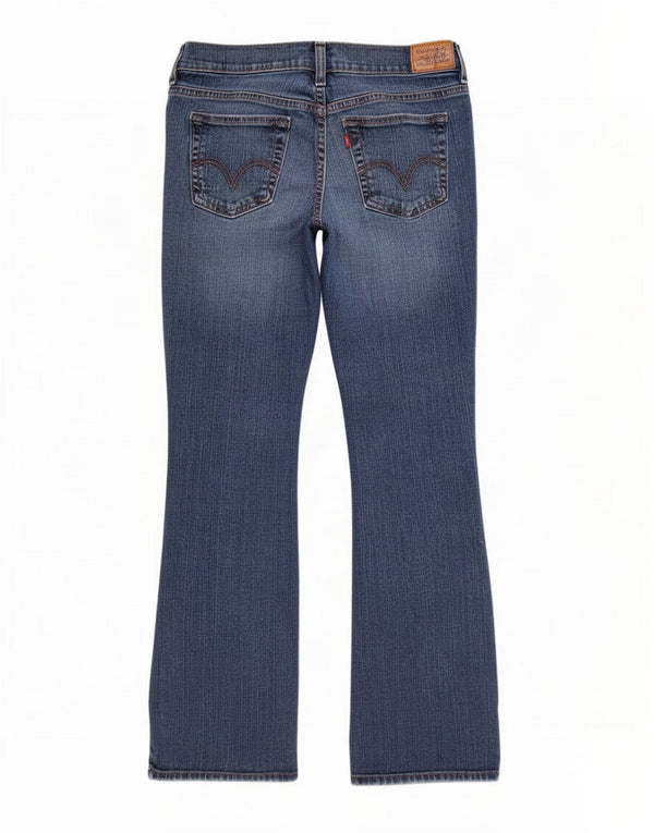 Levi's Womens 515 Bootcut Jeans US 8 Medium W30 L31 Blue Cotton