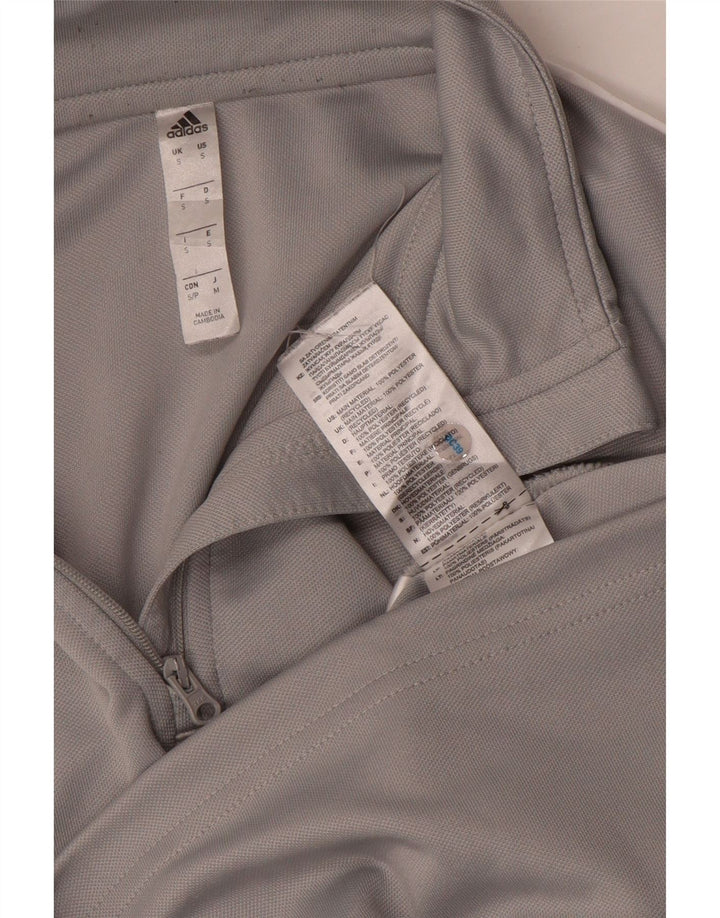 Adidas Ανδρική φόρμα πουλόβερ με φερμουάρ Aeroready Top Small Grey Polyester