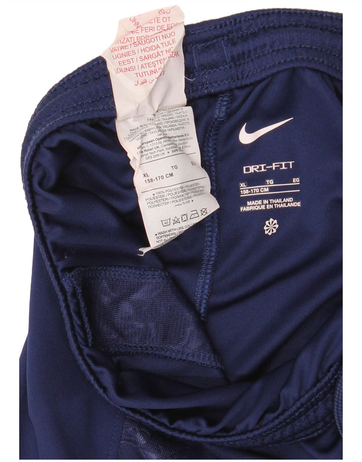 Αθλητικά σορτς NIKE Boys Dri Fit 13-14 ετών XL Navy Blue Polyester