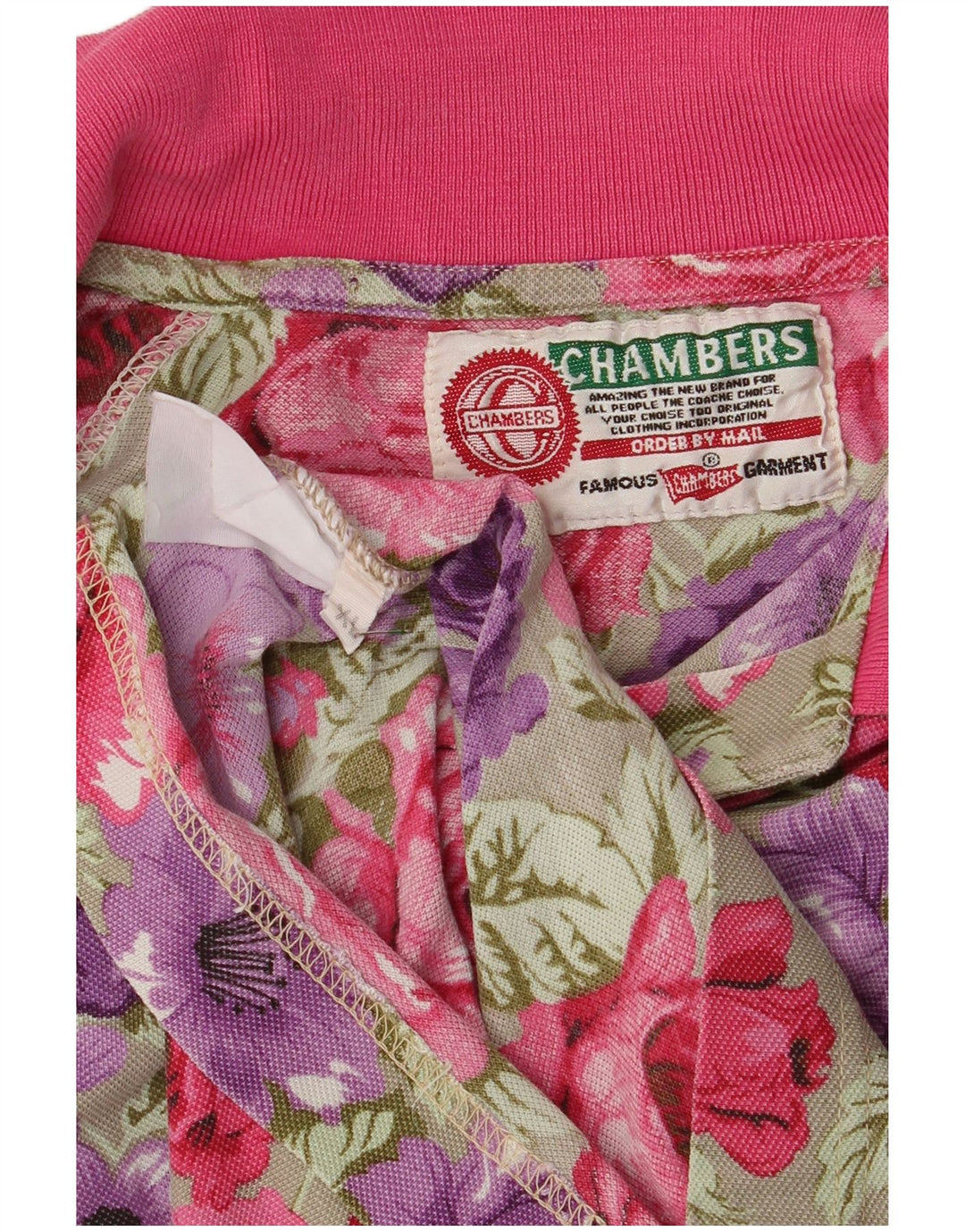 Chambers Γυναικείο Πόλο Μπλουζάκι UK 18 XL Πολύχρωμο Floral